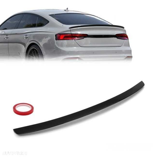 Eleron Portbagaj Lip Codita Audi A5 B9 Sportback / Coupe, Negru Lucios - 1