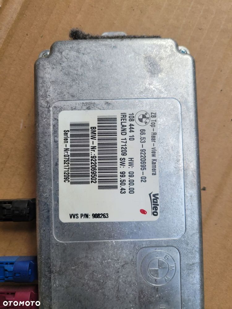 bmw e71 e70 9220695 sterownik kamery top rear view - 2