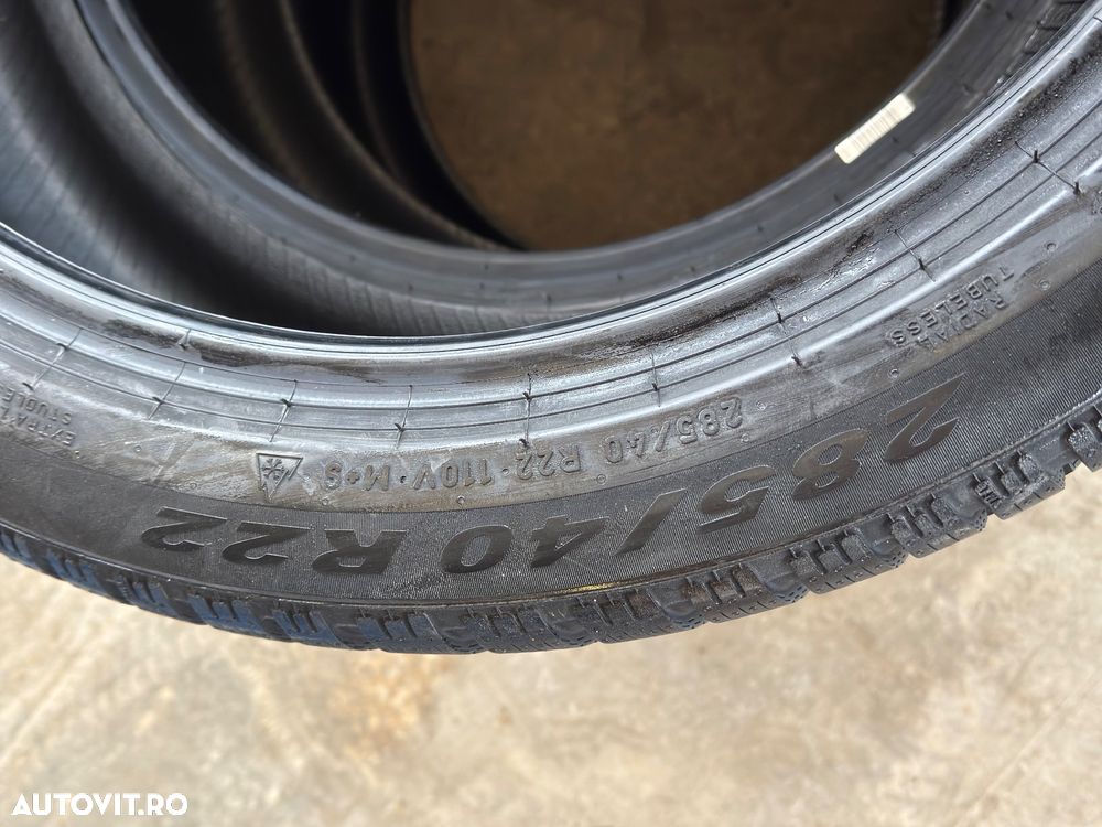 Vând set anvelope 285/40/22-315/35/22 Pirelli de iarnă NCO noi - 6
