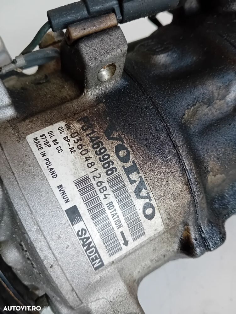 Compreso Clima AC Volvo S90 V90 XC60 XC90 S60 S40 2.0 D 2016-2021 Cod 31469966 - 6