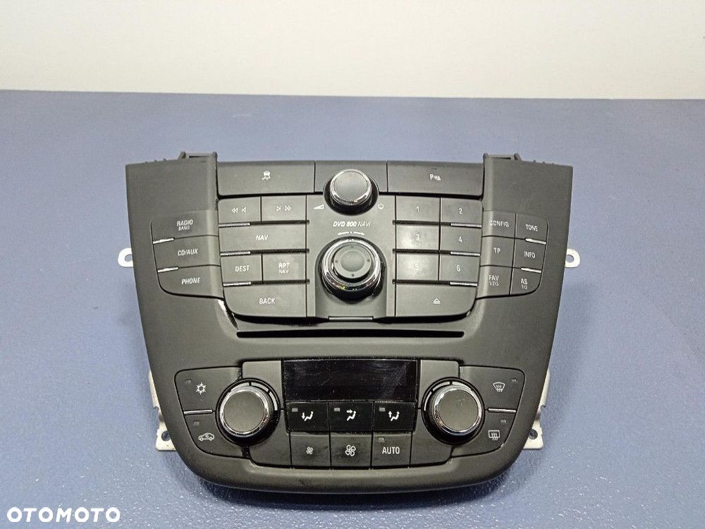 OPEL INSIGNIA A 08- PANEL STERUJĄCY RADIEM I NAWIEWAMI 13273256 - 1