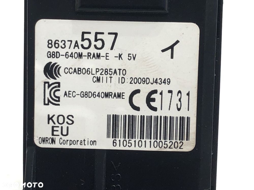 ZESTAW STARTOWY STACYJKA KOMPUTER BSI  SKRZYNKA BEZPIECZNIKÓW  MITSUBISHI OUTLANDER II (CW_W) 2006 - 8