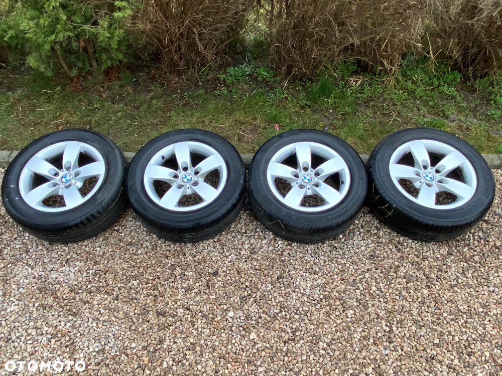 BMW Alufelgi 16 5x120 7Jx16H2 z oponami 225/55/16 Bridgestone Turanza ER300 - 2