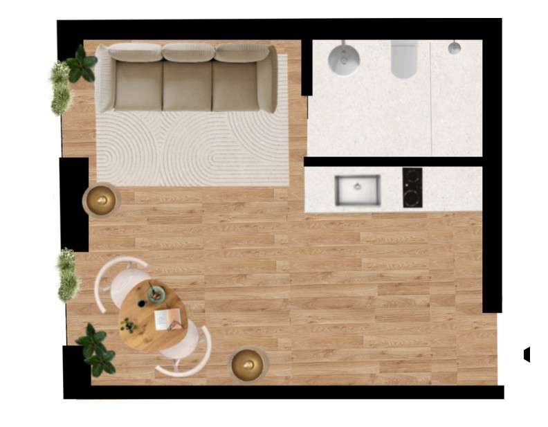 T0 em construção em Leça da Palmeira - Grande imagem: 2/2