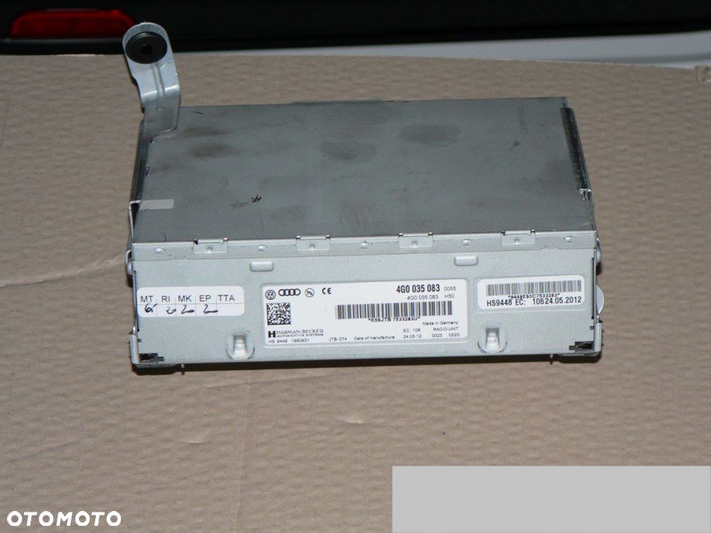 dw vw touareg 7p - tuner radiowy 4g0035083 - 1