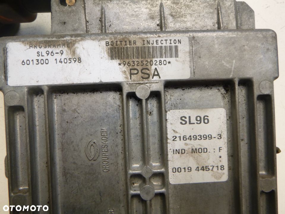 Citroen Xsara I 1,4 8V sterownik 9632520280 21649399-3 - 2