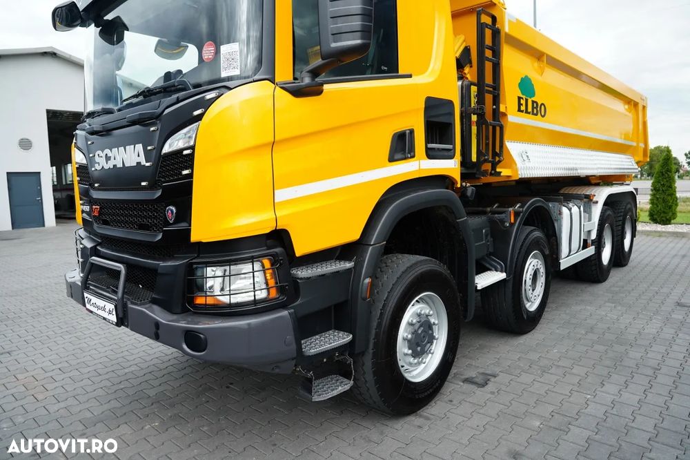 Scania P 450 XT / 8x6 / BASCULATOR SPATE / OPTICRUISE / ANVELOPE 100% / EURO 6 - 14