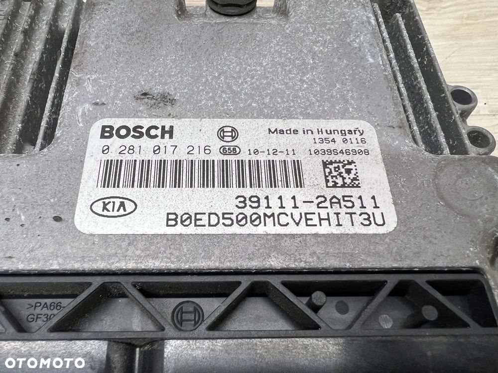 KOMPUTER STEROWNIK SILNIKA KIA CEED 1.6 CRDI 0281017216 - 2