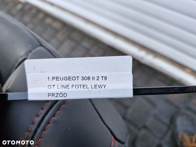 peugeot 308 ii 2 t9 gt line fotel kierowcy lewy przód półskóra alcantara - 10