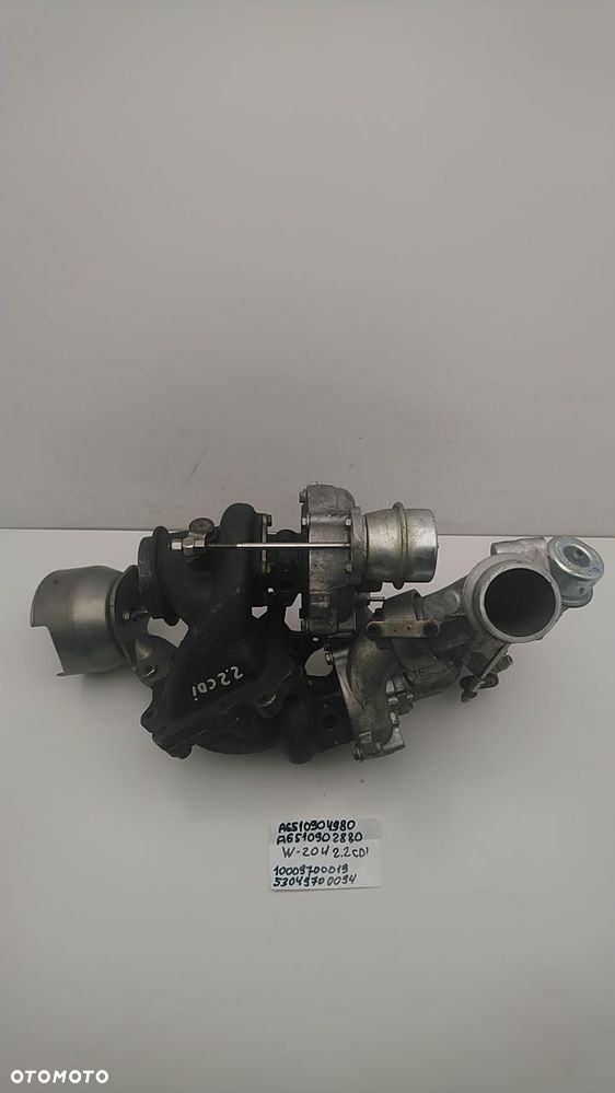 TURBINA 2.1 CDI 2.2 CDI  170KM 204KM W204 A6510904980 A6510902880 10009700019 53049700094 - 4