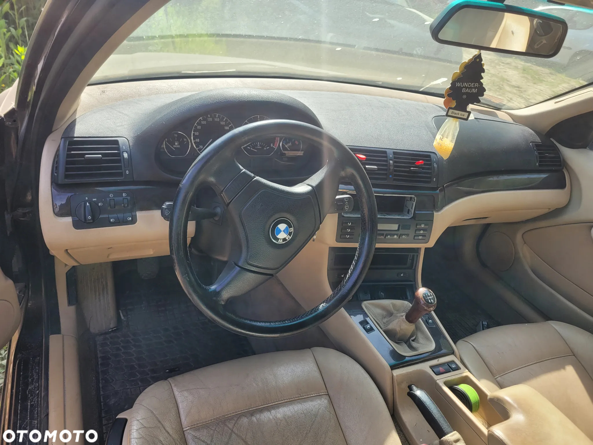 BMW E46 TOURING fotel fotele kanapa skóra skórzane deska kokpit podsufitka boczek boczki klamka podłokietnik licznik - 2