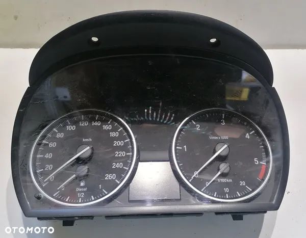 BMW E90 E91 - LICZNIK ZEGAR 9220963-01 - 1