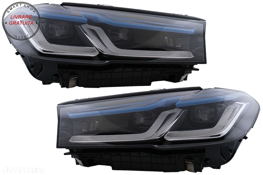 Faruri LED BMW Seria 5 G30 G31 Sedan Touring (2017-2019) LCI Design- livrare gratuita - 1