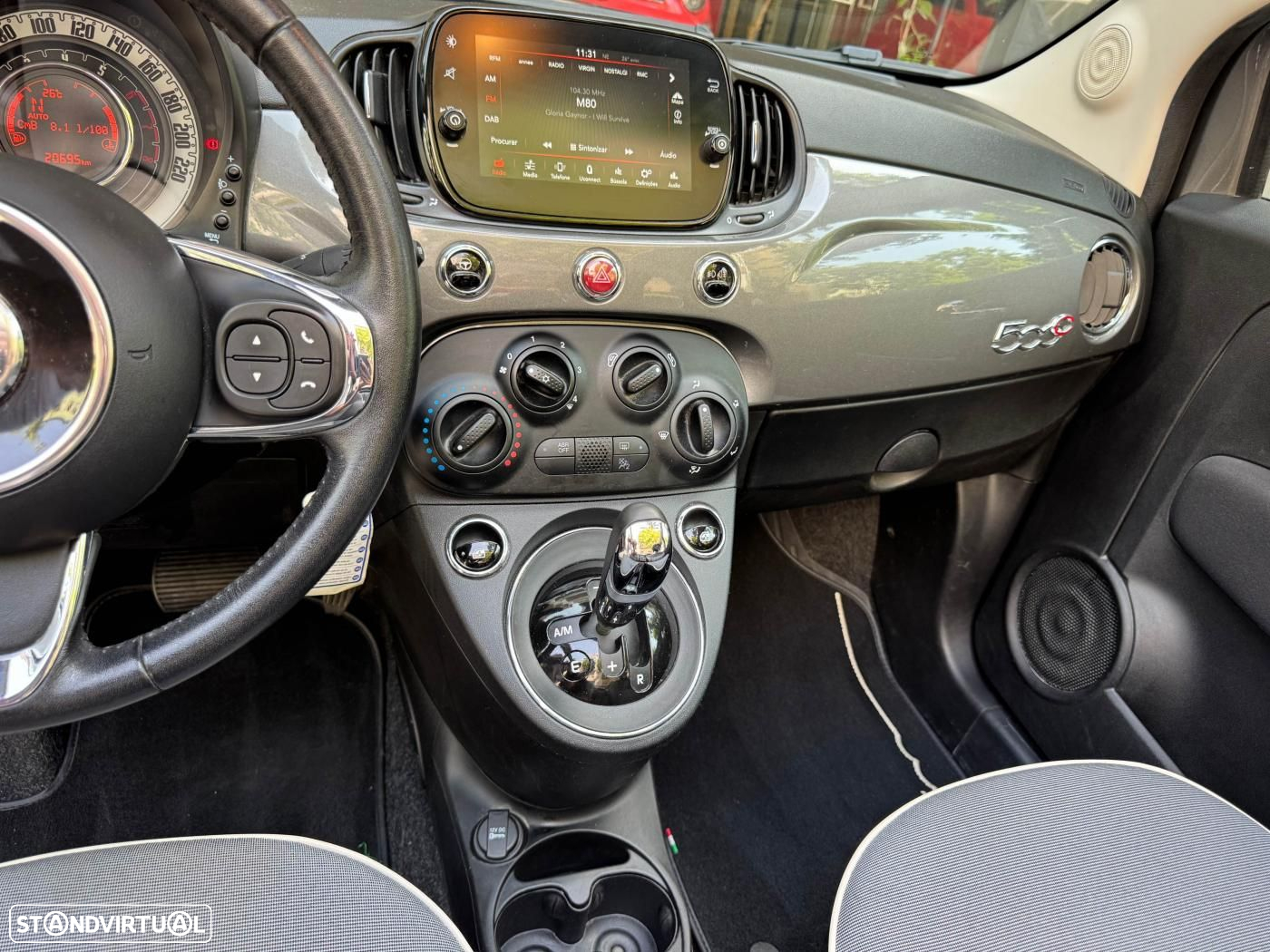 Fiat 500C 1.2 Lounge Dualogic - 33
