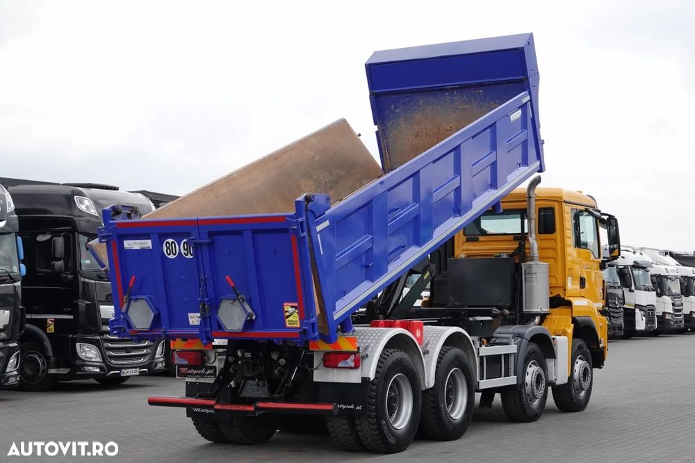 MAN TGS 35.500 / 8x4 / BASCULANTE / HYDROBURTA / BORDMATIK / NAVI / 2019 - 3