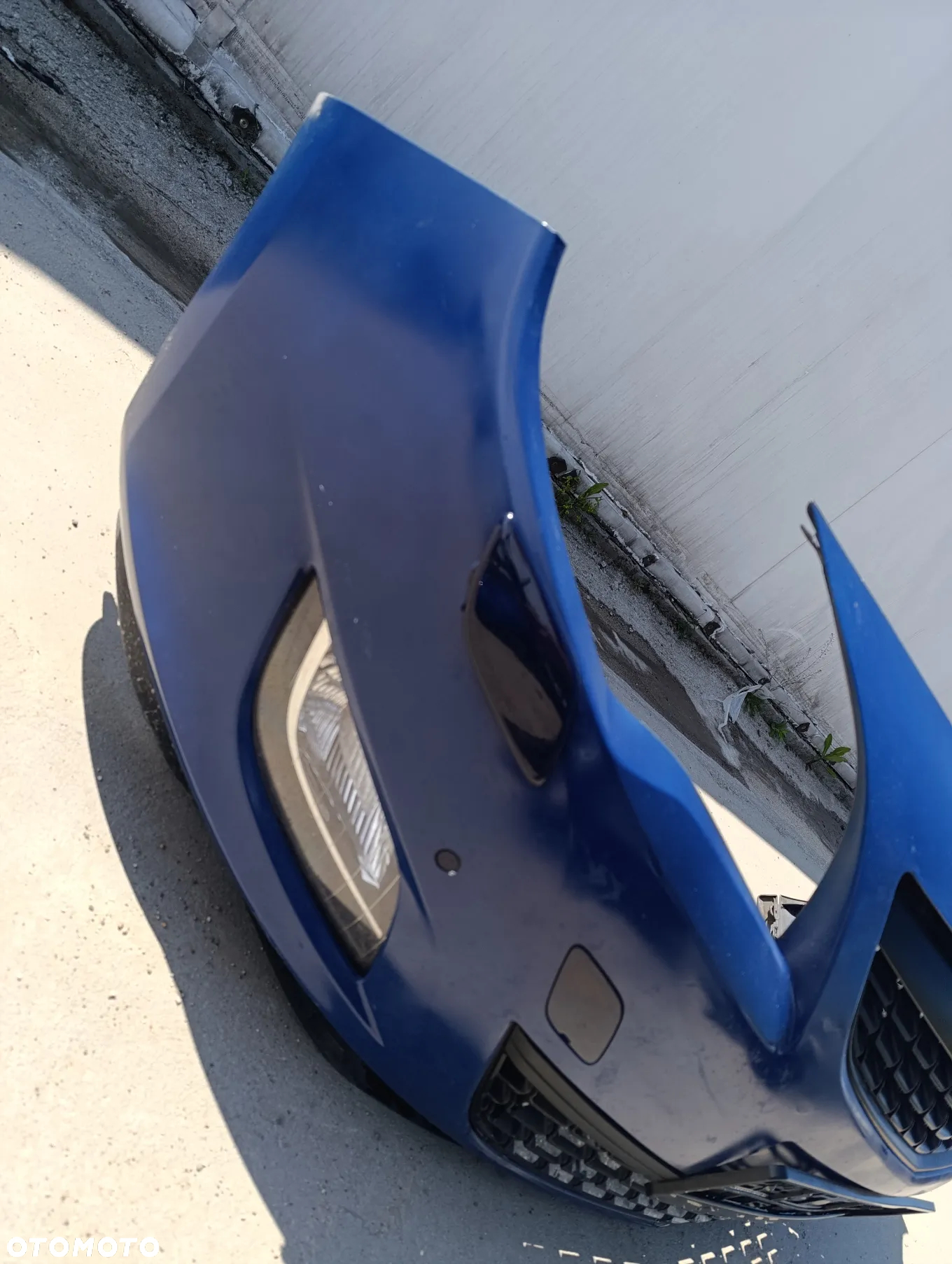 Niebieski zderzak przedni kompletny Opel Astra J 4 przed lift - 3