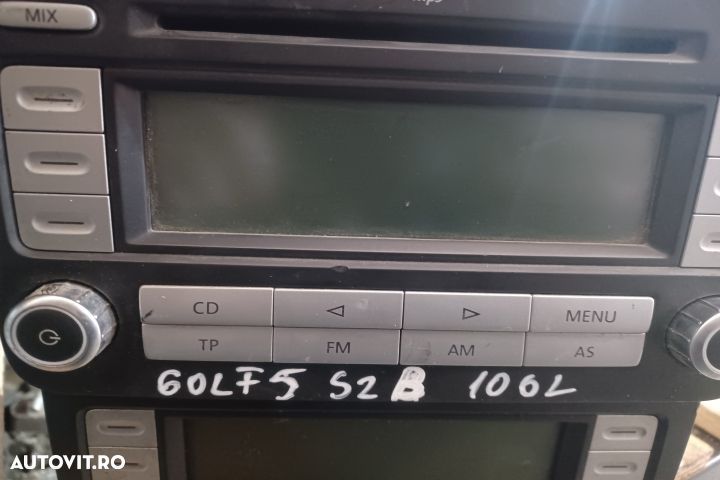 Radio cd 1K0035186AD Volkswagen VW Golf 5 [2003 - 2009] Plus minivan - 1