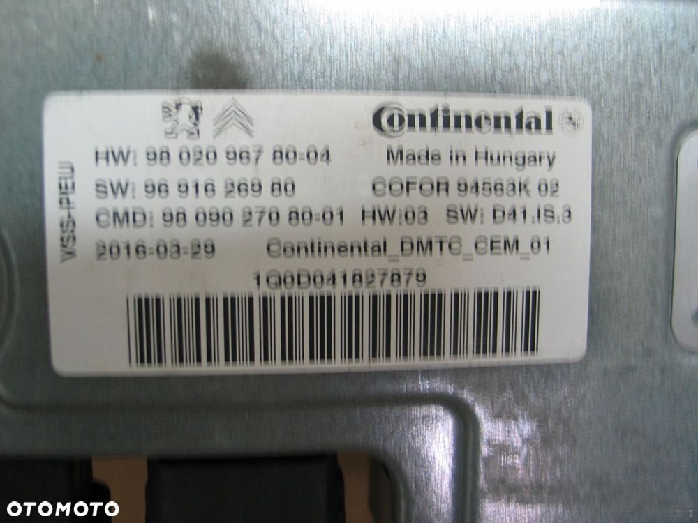 modul start stop kondensator peugeot citroen 9801739380 9802096780 - 5