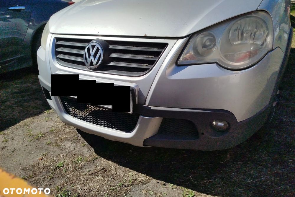 zderzak przód przedni SREBNY do Volkswagen POLO 9N cross - 2