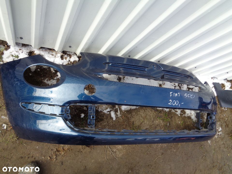 FIAT 500 ZDERZAK PRZEDNI PRZÓD - 2