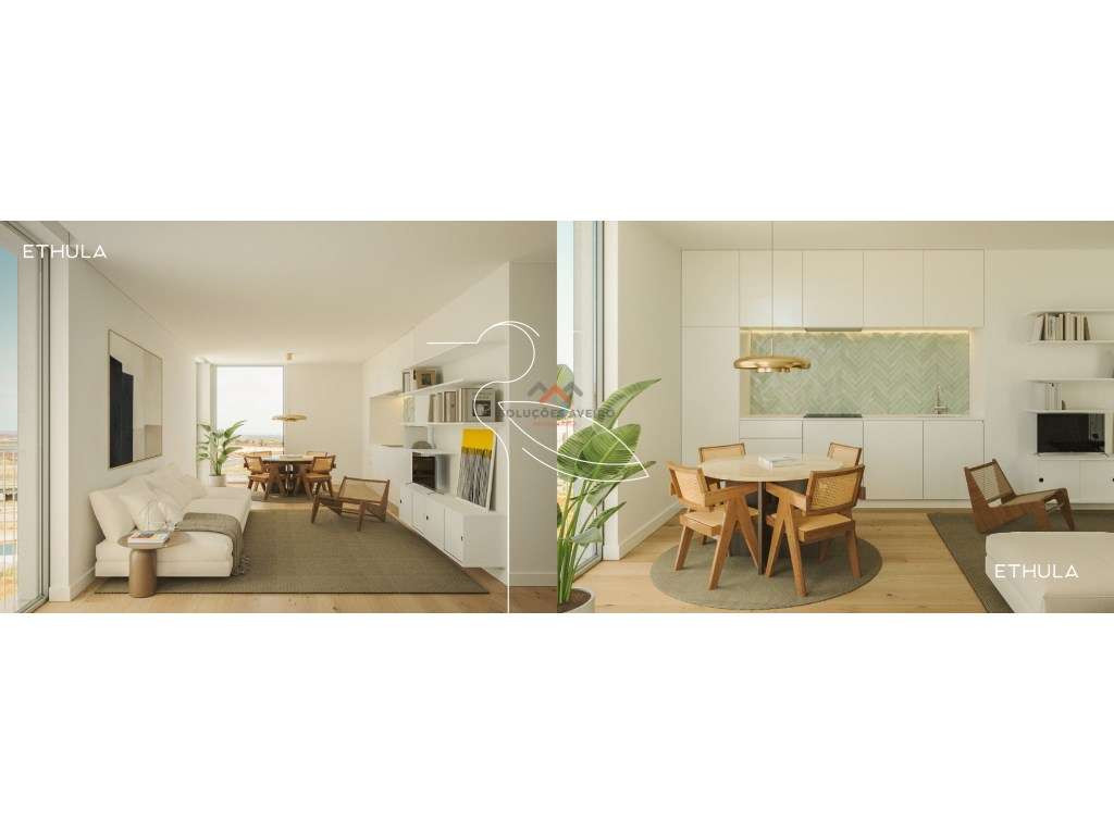 Apartamento T2 com Varanda Ampla e Garagem Foz de Prata, Aveiro - Grande imagem: 3/11