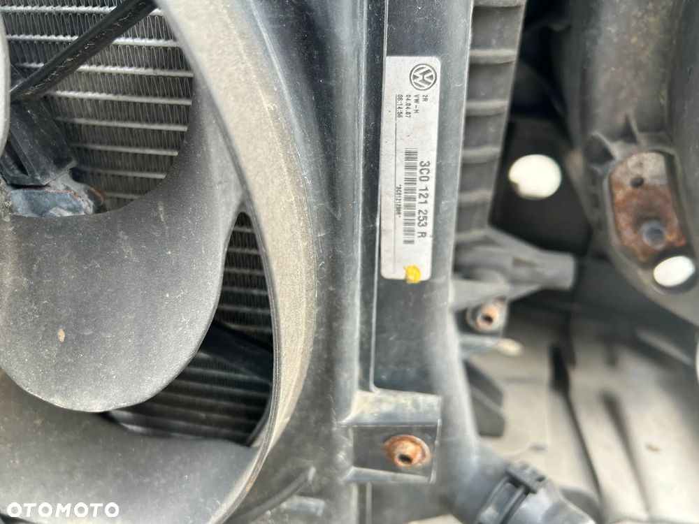 VOLKSWAGEN PASSAT B6 3C0 PAS WZMOCNIENIE CHŁODNICA WODY KLIMATYZACJI INTERCOOLER WENTYLATOR BELKA - 3
