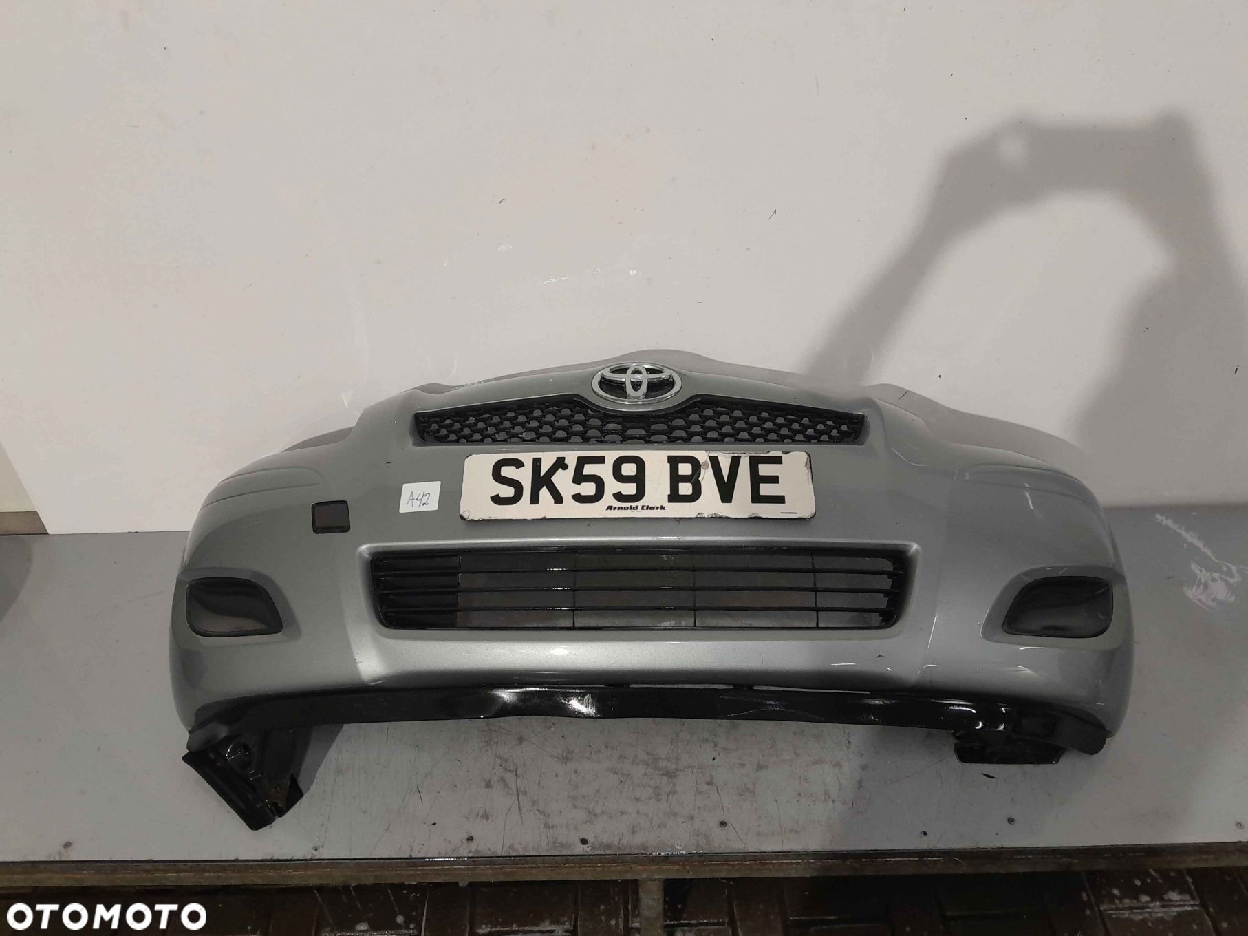 + ZDERZAK PRZÓD PRZEDNI TOYOTA YARIS 2 II LIFT FL 1F8 SZARY - 1