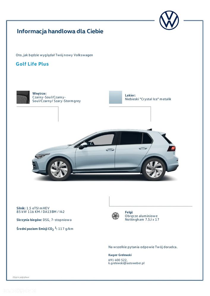 Volkswagen Golf 1.5 eTSI mHEV Life Plus DSG - 9