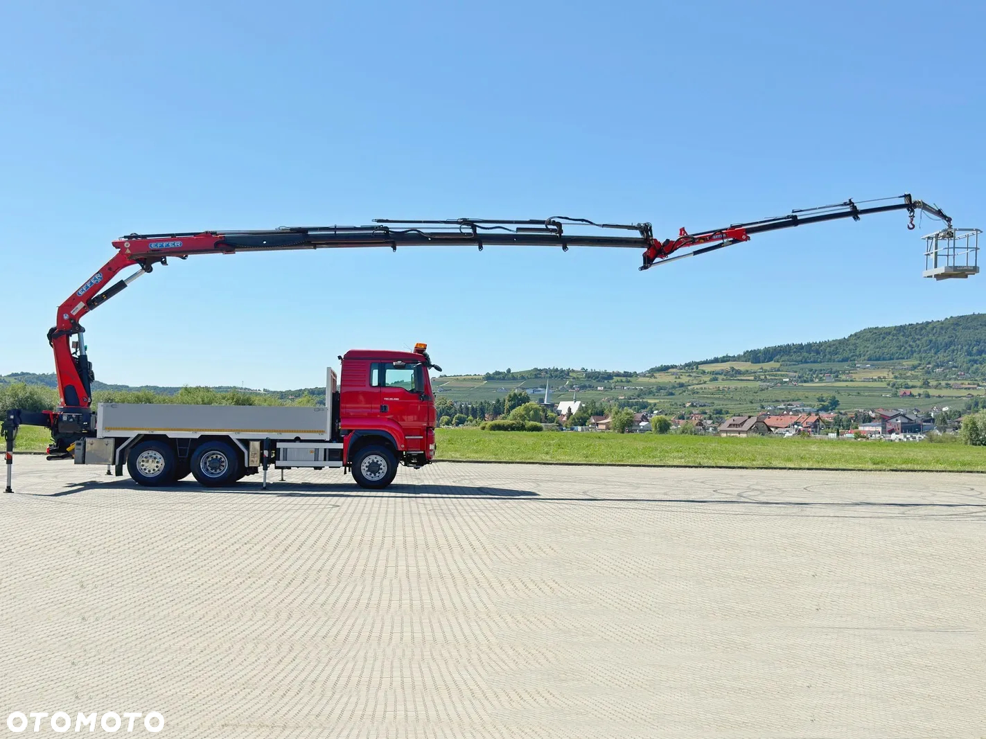 MAN TGS 28.480 * SKRZYNIA 5,00 m * EFFER 255/5S + JIB 3S + PILOT * 6x4 * STAN BDB - 6