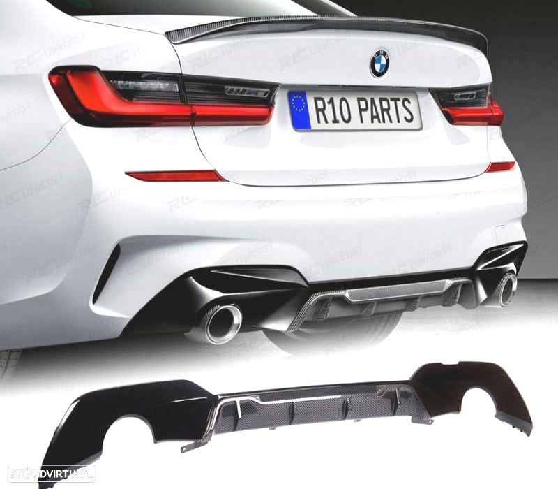 DIFUSOR BMW G20 G21 18- LOOK M PERFORMANCE CARBONO - 2