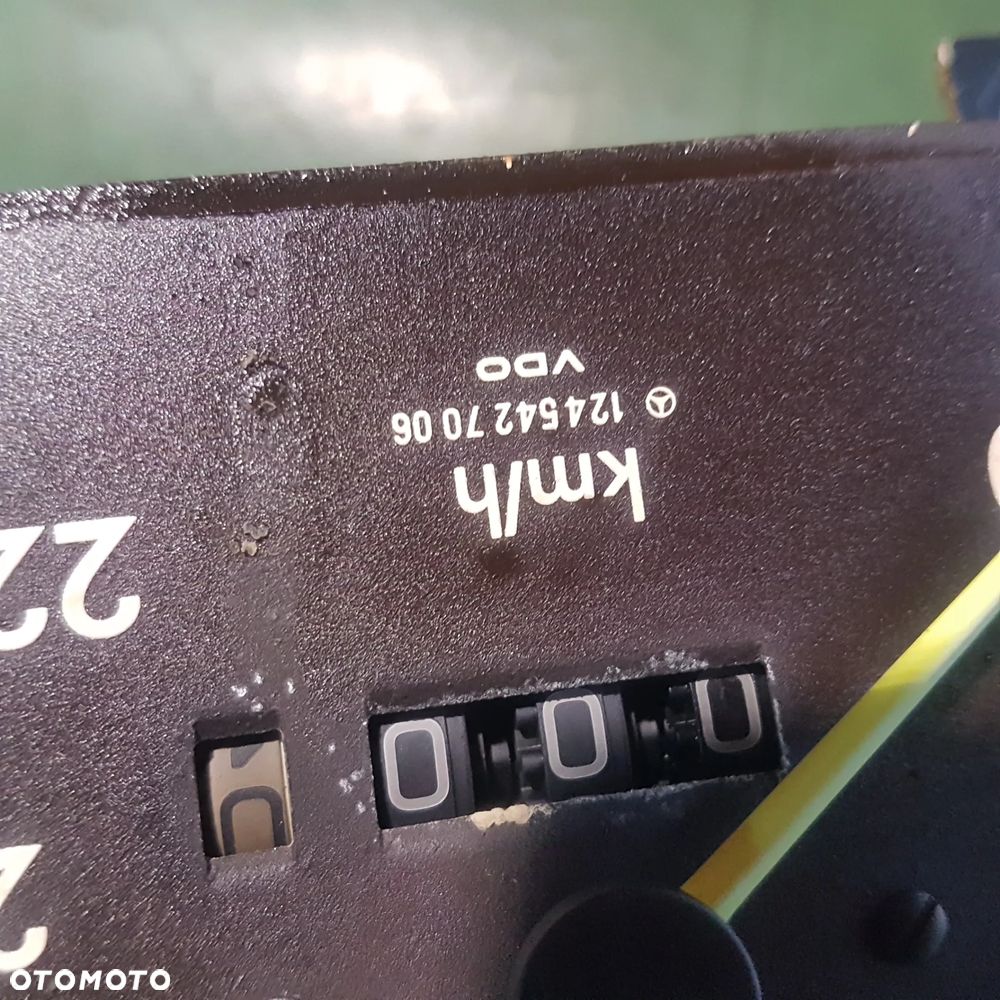 licznik obrotomierz zegary wskażnik paliwa zegarek mercedes benz w124 124 oryginał benzyna 1245427469 diesel 1245427006 - 19