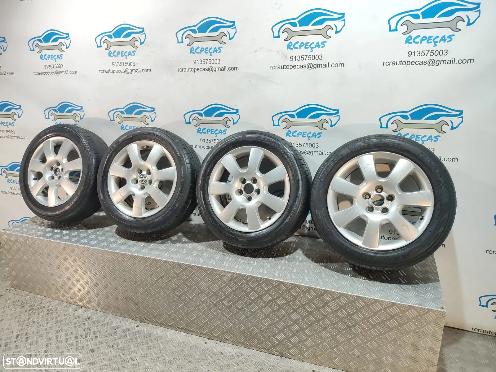 - Jantes 16 Borbet Originais VW Volkswagen New Beetle 6,5J ET42 5x100 - 13