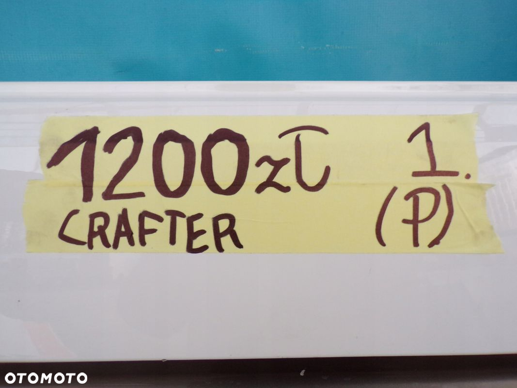 VW CRAFTER 2 MAN 17- drzwi przednie przód prawy PRAWE SREBRNE - 2