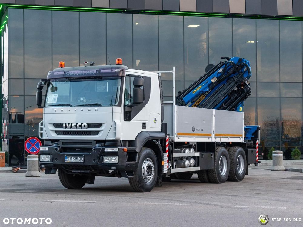 Iveco TRAKKER 410 6x4 PALFINGER PK 36002 HDS Fly Jib Żuraw - 9
