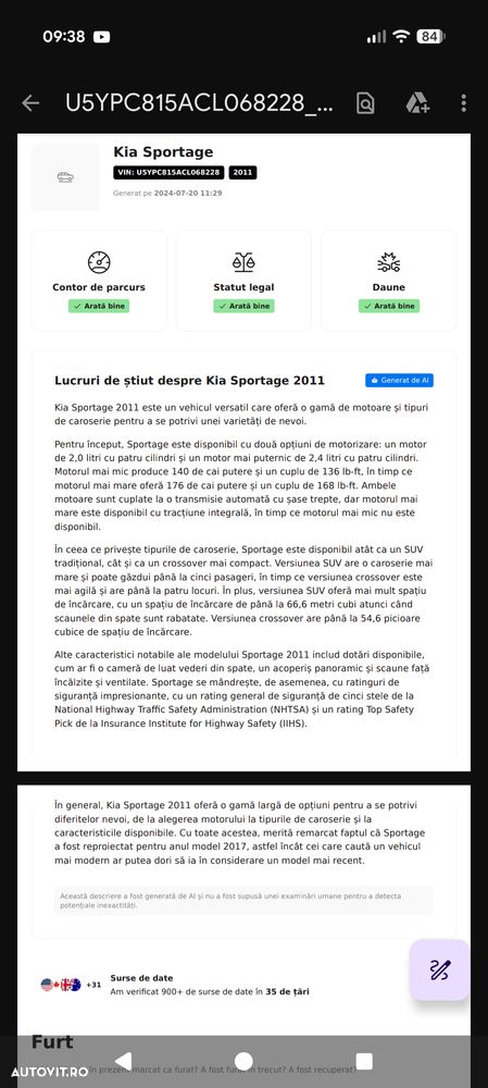 Kia Sportage 1.7 DSL MT 4x2 PREMIUM - 14