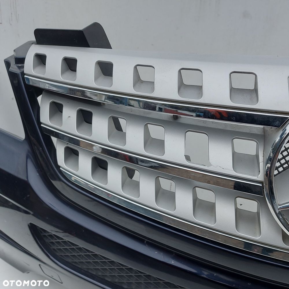 ZDERZAK PRZOD PRZEDNI KOMPLETNY MERCEDES ML W164 ORYGINAL DEMONTAZ ATRAPA GRILL KRATKI HALOGENY - 9