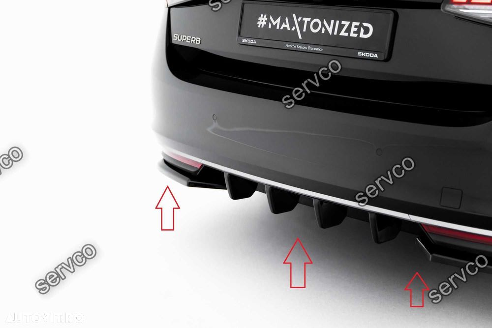Pachet Body kit tuning Skoda Superb Sedan Mk4 2024- v3 Maxton Design - 8