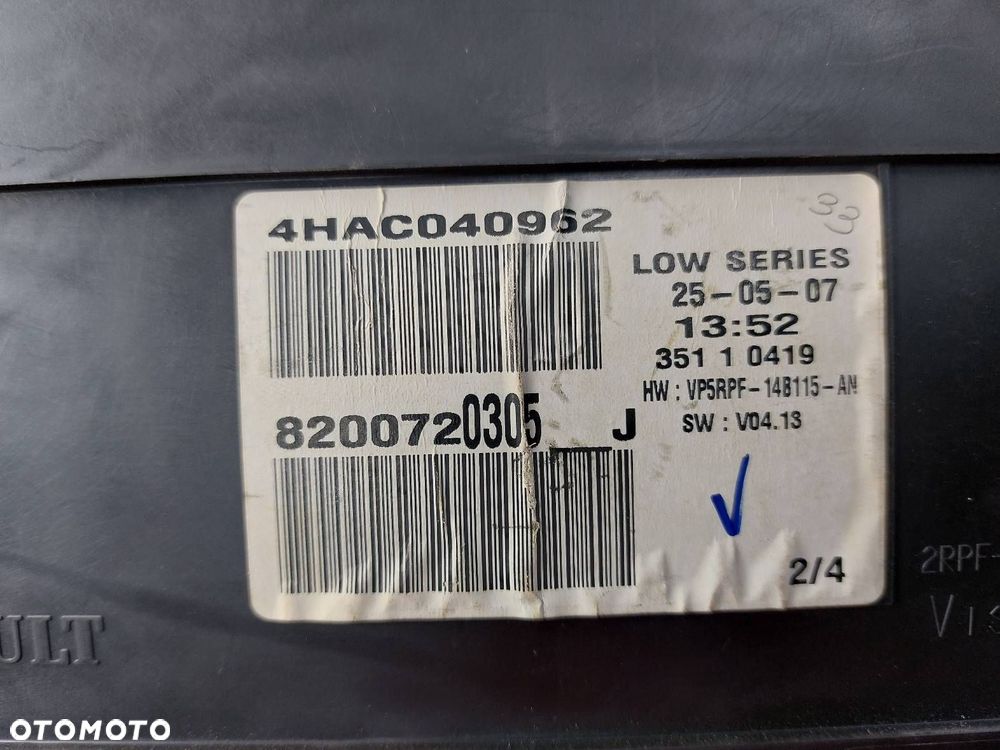 ZESTAW STARTOWY MEGANE II 1.9 DCI 8200705747 0281013907 8200481866-H - 9