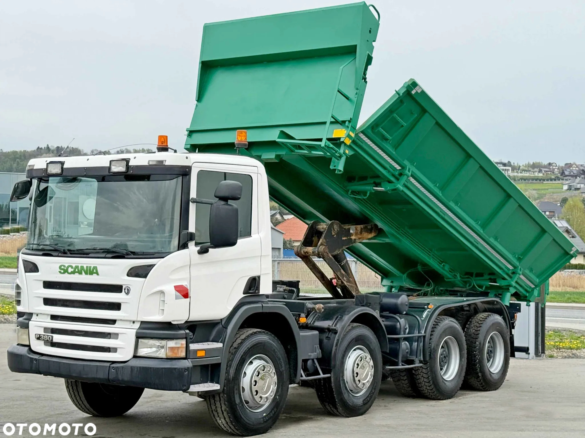 Scania P 380 * WYWROTKA 5,70 m + BORDMATIC * 8x4 * STAN BDB - 3