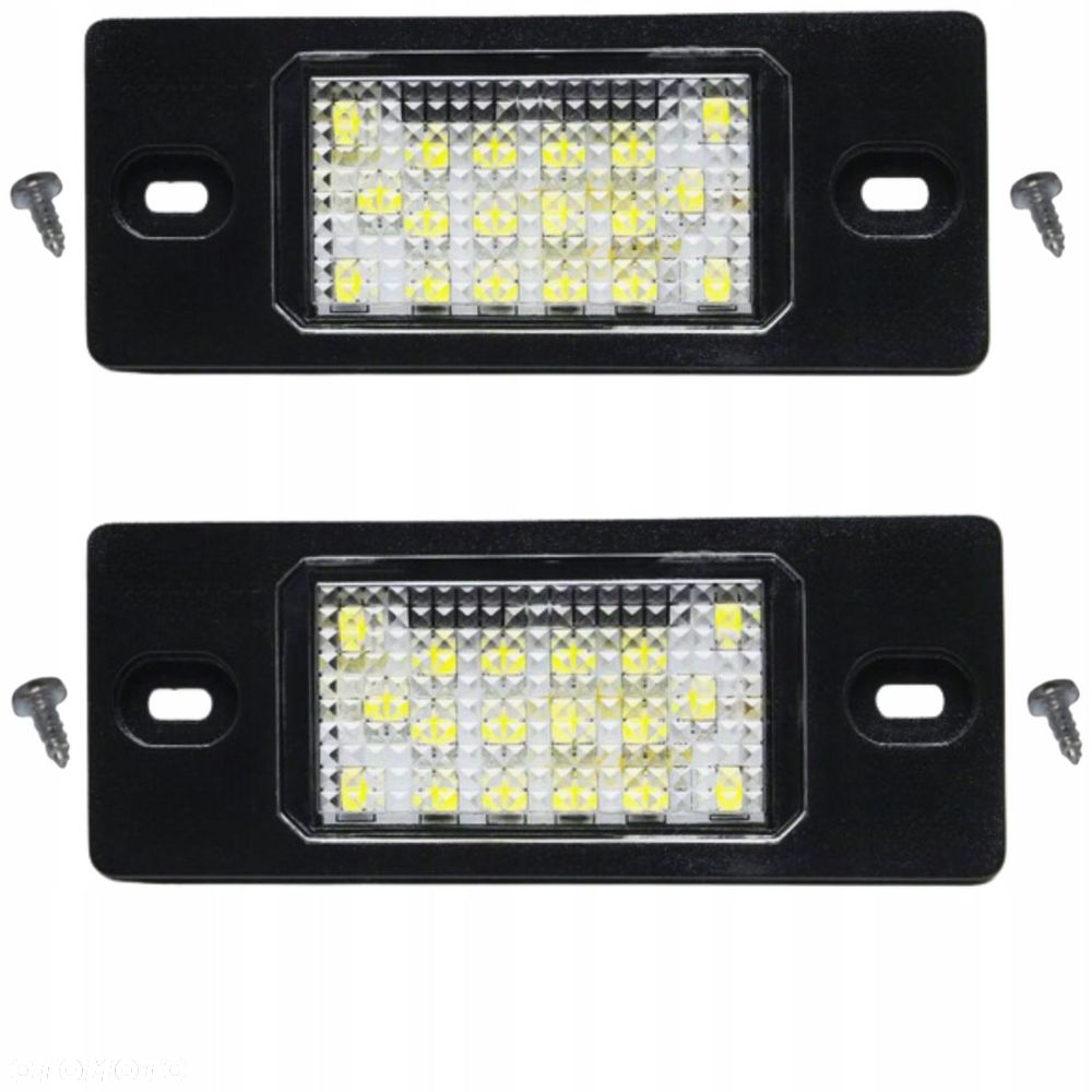 Podświetlenie Tablicy Rejestracyjnej Lampki LED BORA PASSAT B5 FL GOLF IV V - 1