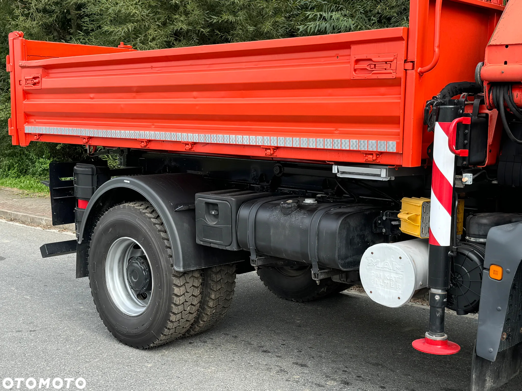 MAN TGM 18-280 MAN 4x4 HDS PALFINGER 105 KIPER WYWROTKA MEILLER BARDZO DOBRY STAN - 7