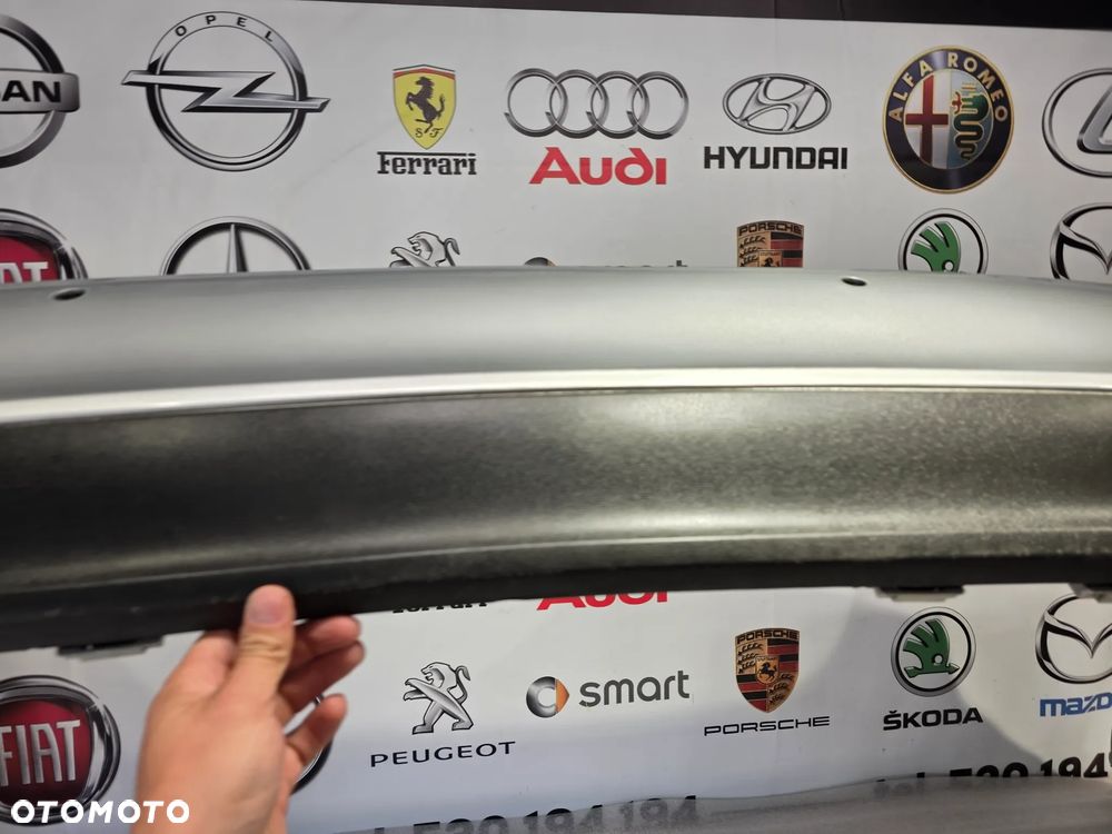 MERCEDES E-KLASSA W212 LIFT SEDAN ZDERZAK TYLNY TYLNI TYŁ NA 6xPDC + CHROMY NR A2128857625 NR AUKCJI NZ2216 - 22