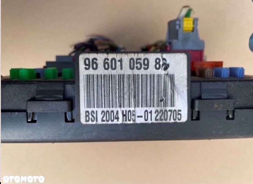9660105986 moduł skrzynka bsi Peugeot 307 Citroen - 2