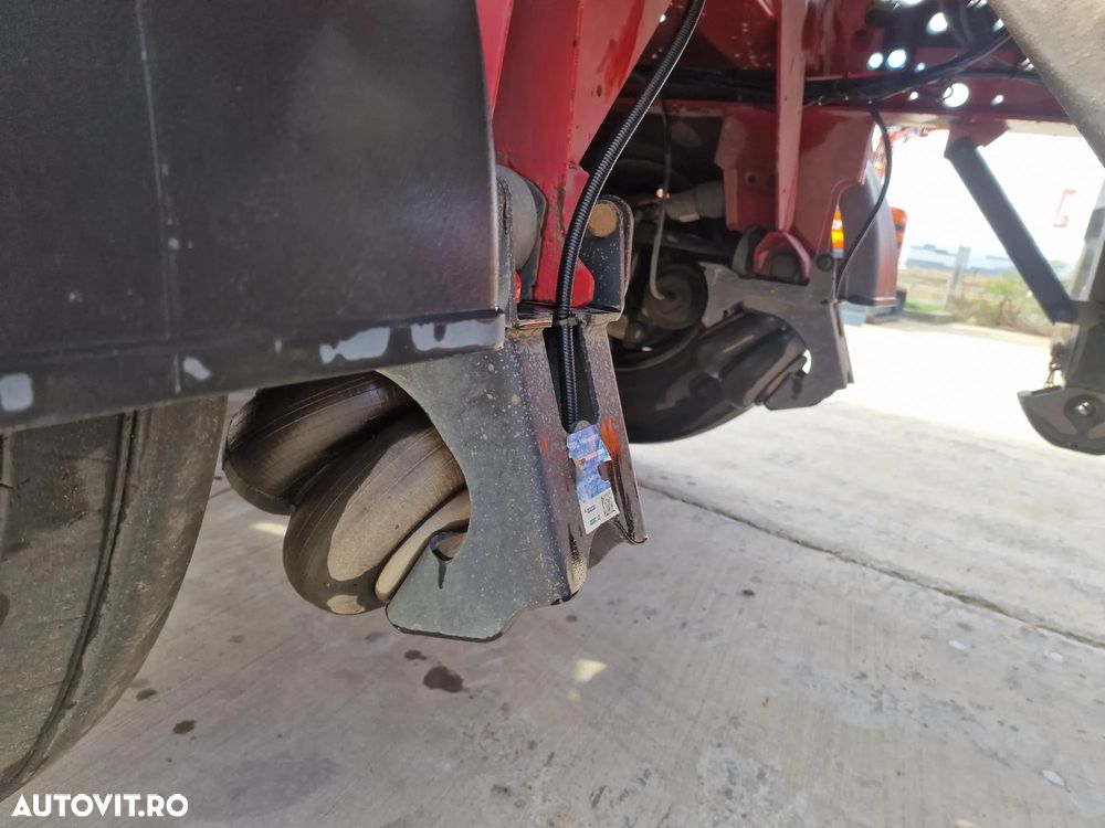 Schmitz Cargobull SKI BASCULABILA de 28mc, PRELATA RABATABILA electric, jante ALUMINIU, AXA LIFTABILA, picioare sprijin, HARDOX, Posibilitate leasing 4 ani, anvelope 385/65R22,5 70% -OK, STARE FOARTE BUNA-PROMOTIE 22.900 EUR+Tva - 11