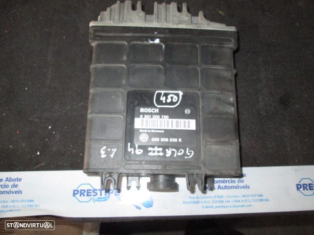 Centralina 030906026K 0261200750 VW GOLF 3 1994 1,3 BOSCH - 1
