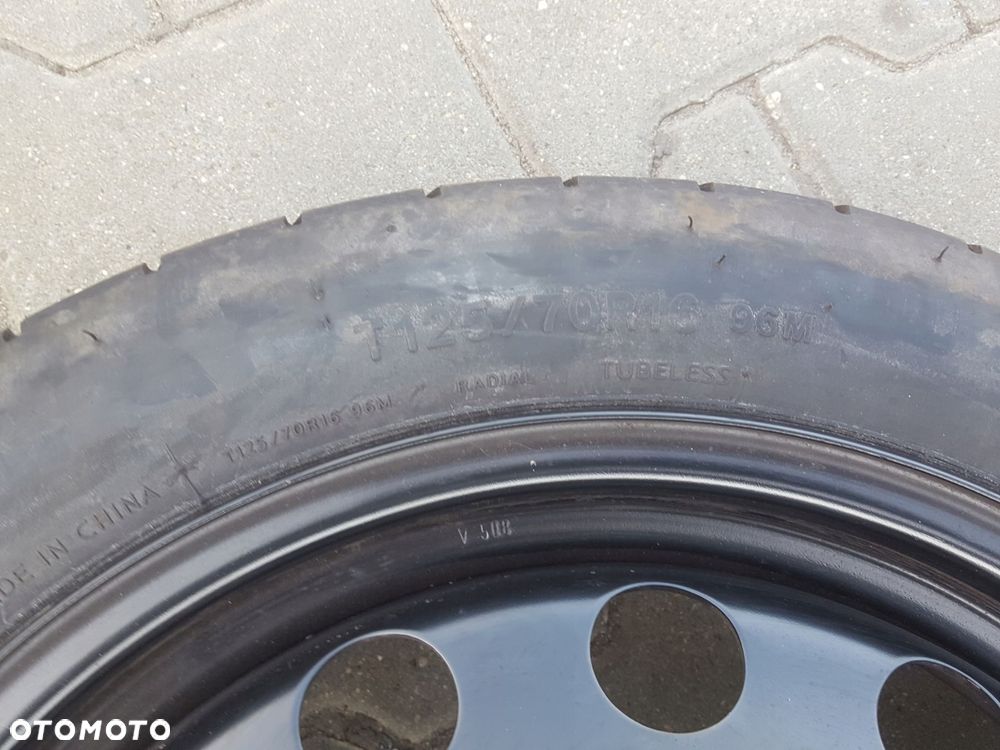 SEAT LEON II ALTEA A3 8P KOŁO DOJAZDOWE 16 5X112 LEWAREK - 6