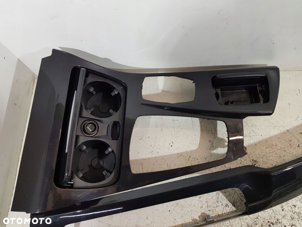dekory listwy deski rozdzielczej bmw f10 f11 lift eur komplet black schwarz - 3