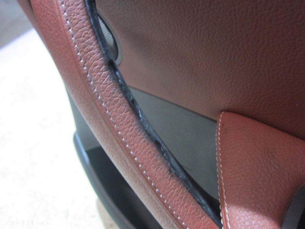BMW X3 F25 BOCZEK TAPICERKA DRZWI PRAWYCH TYLNYCH TYŁ ROTBRAUN 7279938 - 6