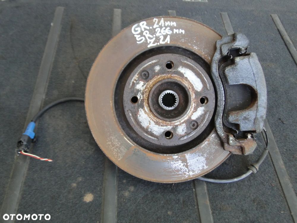 CITROEN DS3 C3 II PIASTA ZWROTNICA TARCZA ZACISK PRAWA PRZÓD PRZEDNIA 1.2VTI EUROPA - 1