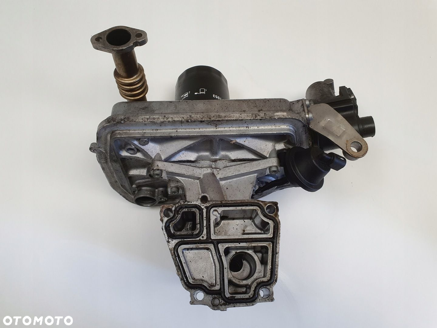 VW Transporter T5 2.0 TDI BiTDI CFC PODSTAWA FILTRA OLEJU Chłodnica - 7